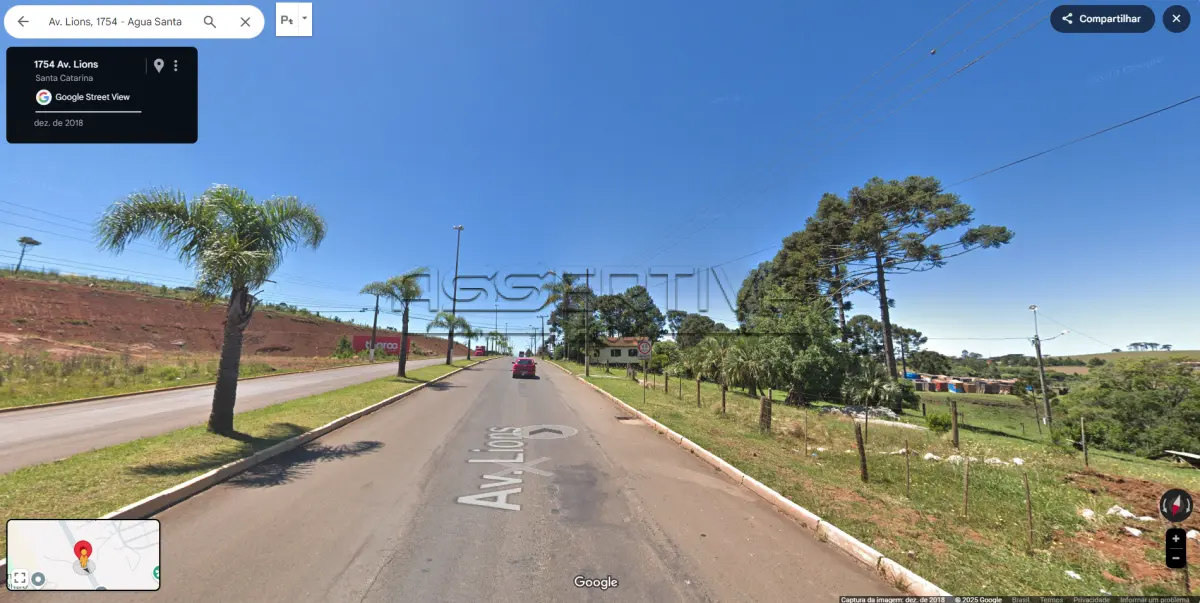 Um imóvel no município de Curitibanos/SC com área de 28.712,94 m².
